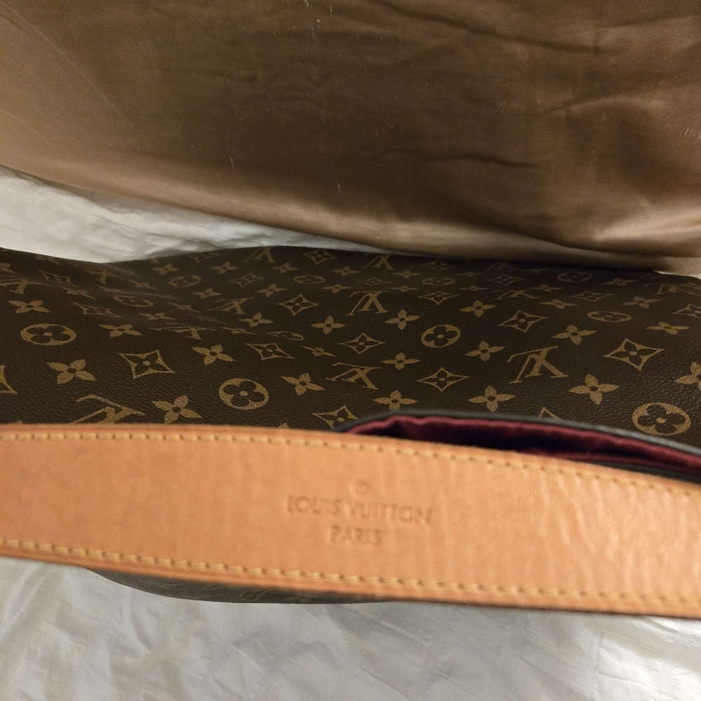 AUTHENTIC LOUIS VUITTON Classic Monogram in Brown and Tan GRACEFUL MM - Picture 16 of 17